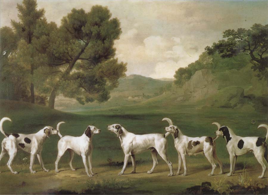 George Stubbs Some Dogs